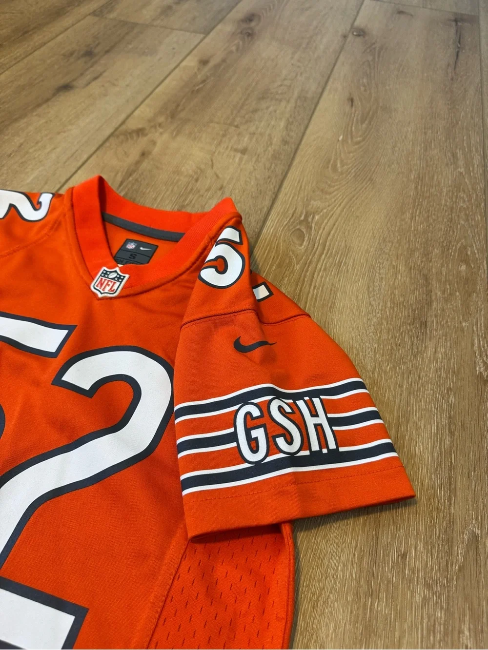 Chicago Bears Khalil Mack #52 alternate orange Nike jersey Youth size Small